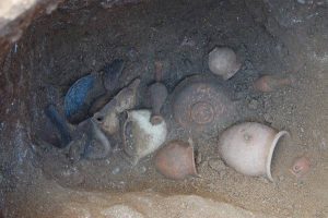 Le nuove tombe etrusche scoperte a Vulci (VT).